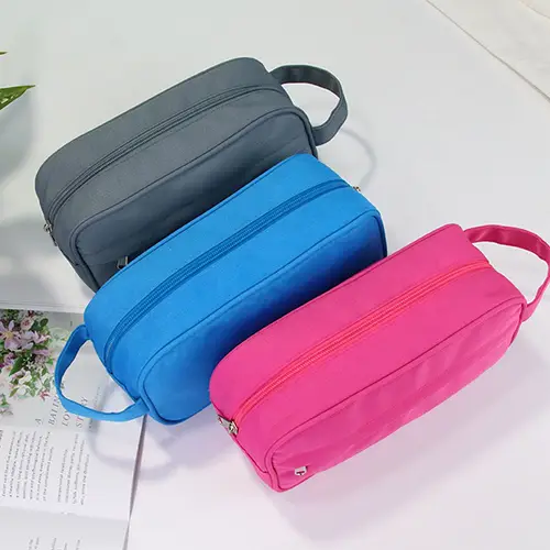 New Design Large Polyester Deluxe Premium Waterproof Best Men's Hanging Toiletry Bag